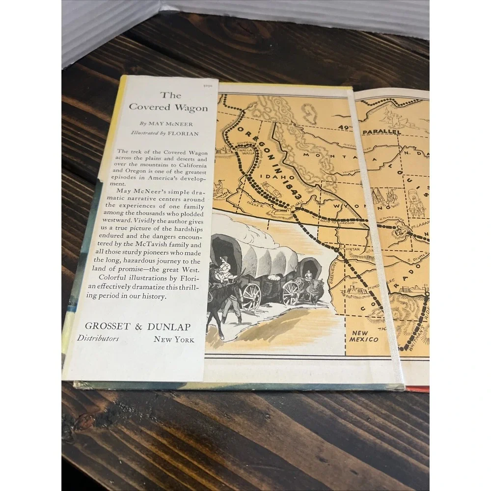 The Covered Wagon May Manner Florian 1944‎ First Edition